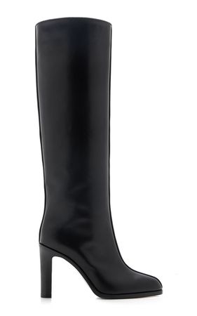 Wide Shaft Leather Boots By The Row | Moda Operandi