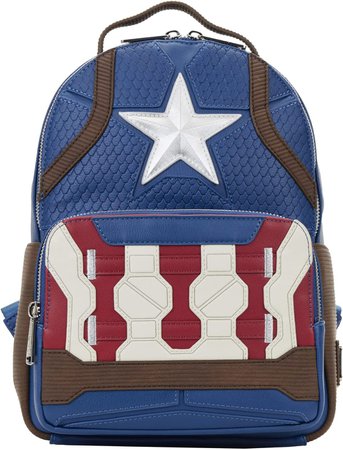 Amazon.com: Loungefly Marvel Captain America Infinity Saga Hero Mini Backpack: Clothing, Shoes & Jewelry