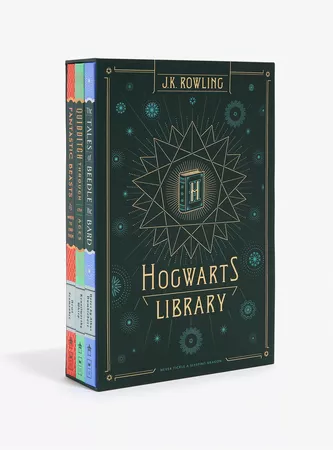 J.K. Rowling's Wizarding World Hogwarts Library Book Collection