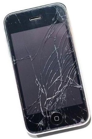 cracked phone