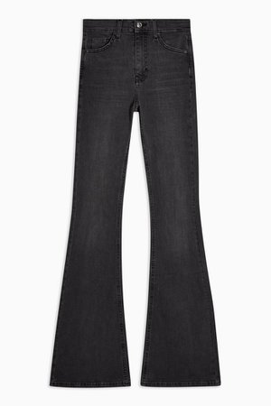 Black Wash Flare Jamie Jeans | Topshop