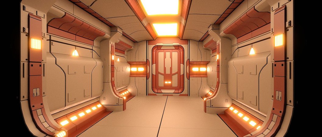 orange interior SPACESHIP - Google Search