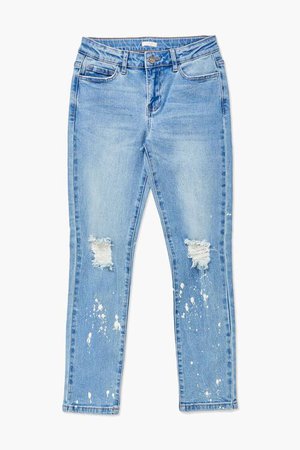 Girls Paint Splatter Jeans (Kids)