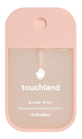 Touchland Glow Mist Rejuvenating Hand Sanitizer | Rosewater scented | 500-Sprays each, 1FL OZ (Set of 1)