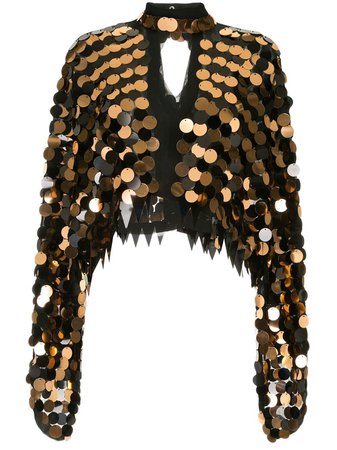 Kitx Women's Metallic Sequins Embellished Blouse