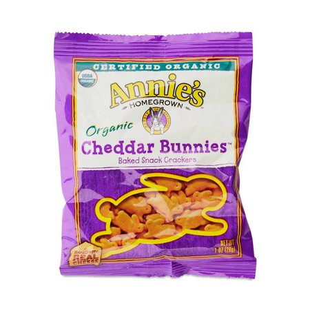 Annie's Organic Cheddar Bunnies Cracker Snack Pack - Thrive Market