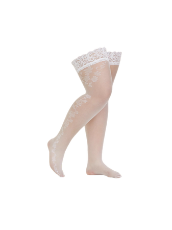 Torrid white lace socks stockings