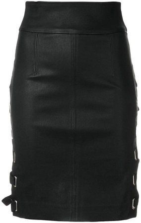 lace-up side fitted skirt