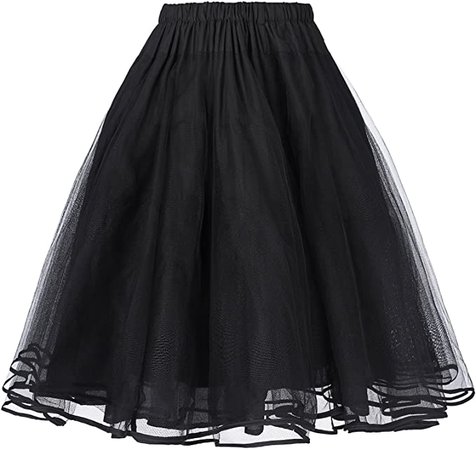 Belle Poque Women's 50s Petticoat Skirts Tutu Crinoline Underskirts Knee Length at Amazon Women’s Clothing store