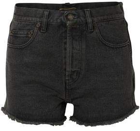 Frayed Denim Shorts