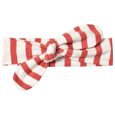 Sproet and Sprout Red and White Stripe Headband | AlexandAlexa