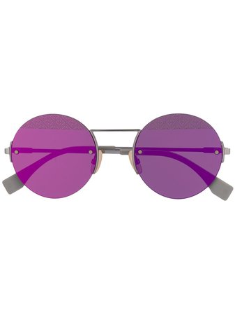 Fendi Eyewear Round Frame Sunglasses - Farfetch