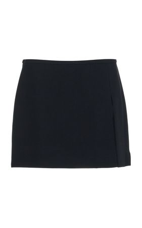 Slit-Detailed Crepe Mini Skirt By Michael Kors Collection | Moda Operandi