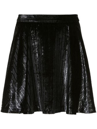 Black Alice+Olivia Blaise Mini Skirt | Farfetch.com