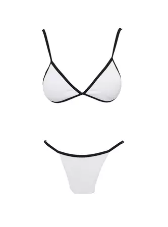 Women's Shirred Underwire Bikini Top - Wild Fable™ White Xxs : Target