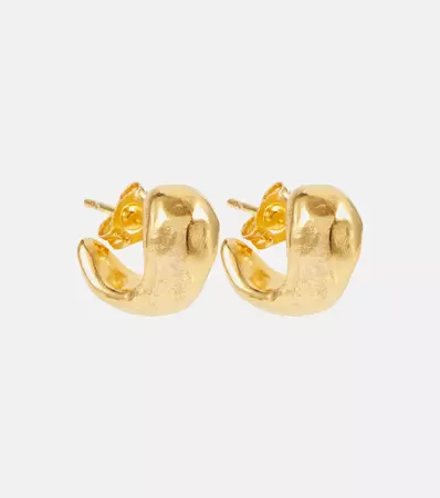 The Raindrop 24 Kt Gold Plated Bronze Earrings in Gold - Alighieri | Mytheresa