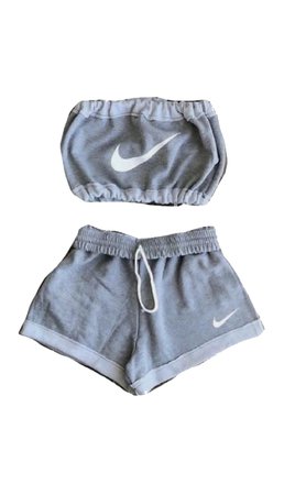Grey Nike Short Set
