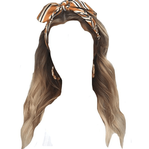 brown hair png headband