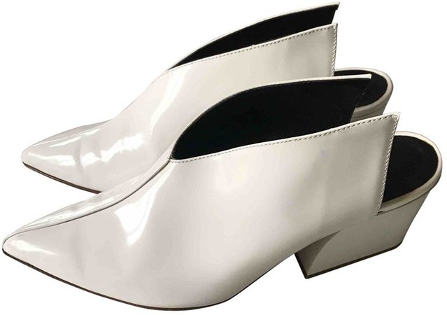 White Patent leather Sandals