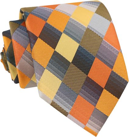 Amazon.com: Luckyvestir Mens Tie Plaid Ties for Men Formal Tie Silk Men's Neckties for Bussiness Wedding Casual : Clothing, Shoes & Jewelry