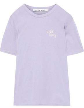 Delaney Printed Cotton And Modal-blend T-shirt