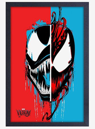 Marvel Venom Split Face Poster