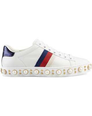 GUCCI Ace studded low-top sneakers
