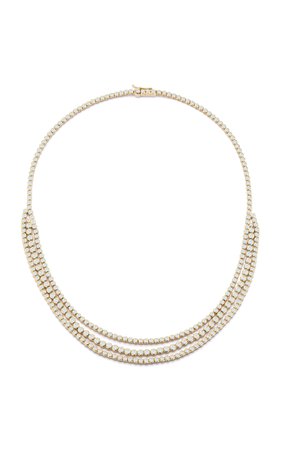 Illumine 14k Gold Diamond Necklace By Ondyn | Moda Operandi