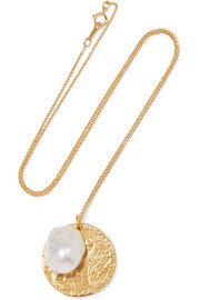 Alighieri | The Floating Questions Shell gold-plated necklace | NET-A-PORTER.COM