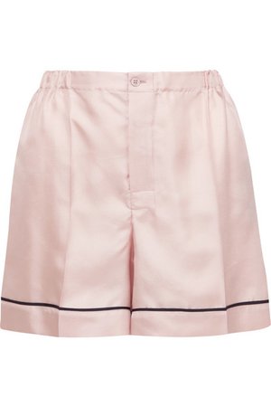 Prada | Silk-twill shorts | NET-A-PORTER.COM