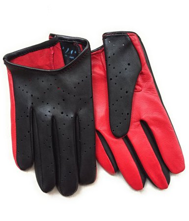 red and black leather gloves – Pesquisa Google