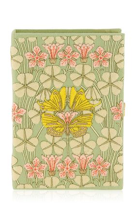 Clovers And Butterflies Book Clutch By Olympia Le-Tan | Moda Operandi
