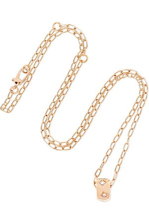 Pomellato | 18-karat rose gold diamond necklace | NET-A-PORTER.COM