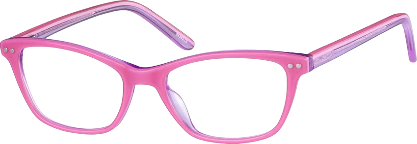 Pink and purple glasses