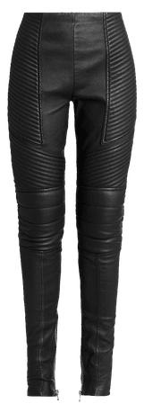 Balmain Leather Trousers png