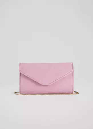 Dominica Lilac Suede Clutch Bag | Handbags | Collections | L.K.Bennett, London