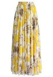 yelloe floral skirt - Google Search