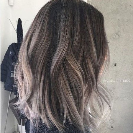 grey and dark brown hair - Google Search