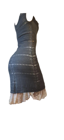 Y2k crochet corset dress by Wit and Wisdom