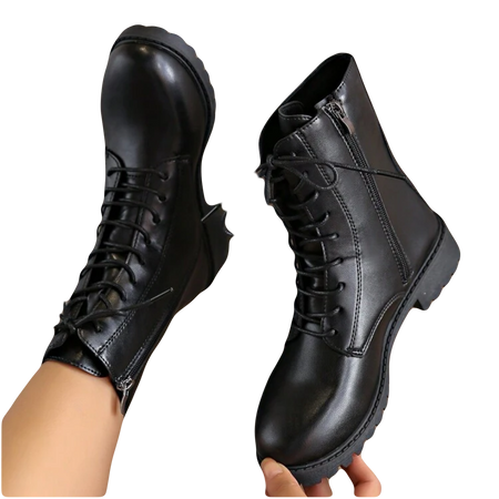 black boots shein