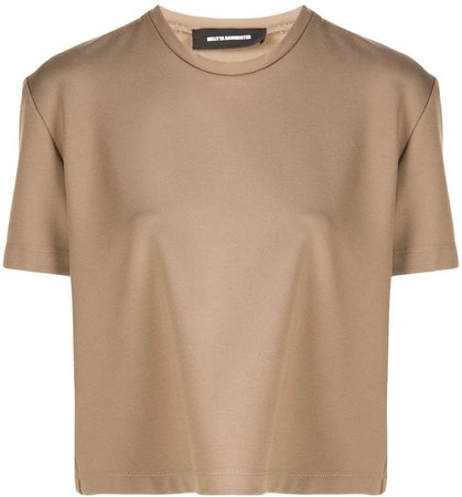 Baumeister cropped short-sleeve T-shirt