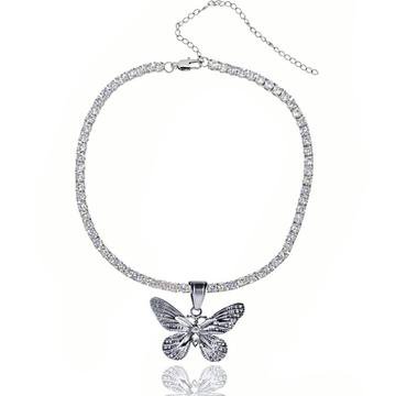 Butterfly Tennis Chain | Choker – Zera Jewels