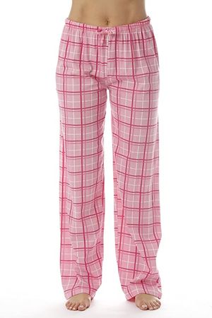 Just Love Women Plaid Pajama Pants Sleepwear 6324-PNK-10281-1X at Amazon Women’s Clothing store