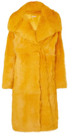 Shearling Coat - Yellow