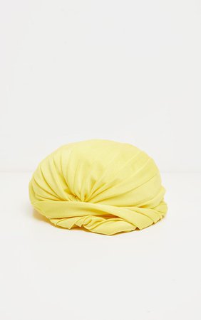 Yellow Knotted Turban | PrettyLittleThing USA