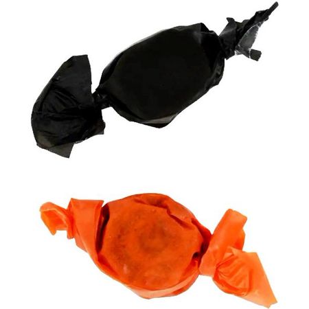 Peanut Butter Kisses, Halloween Candy in Orange and Black Wrappers By Melster Candies Pack of 2 - Walmart.com