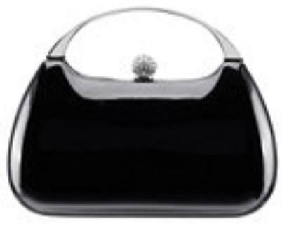 black purse clutch