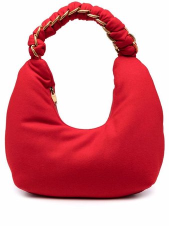 Balmain Pillow Hobo wool shoulder bag