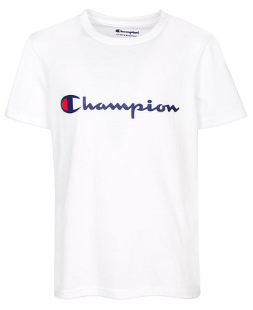 Champion Heritage Logo-Print T-Shirt, Big Boys & Reviews - Shirts & Tees - Kids - Macy's