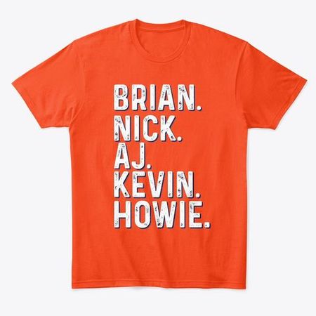 Brian Nick Aj Kevin Howie Music Products from Back To School | Teespring